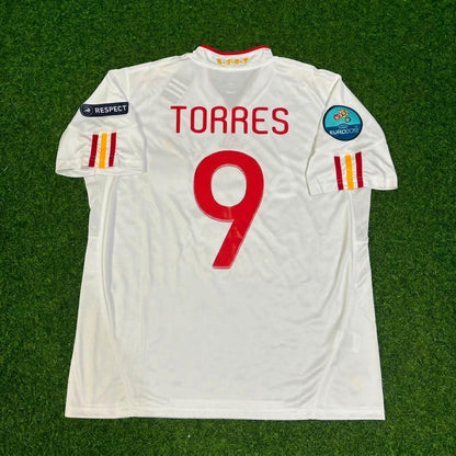 Fernando Torres Spain EURO 2012 Final Retro Football Jersey