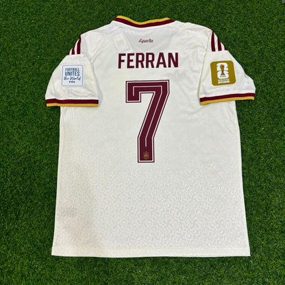 Spain World Cup 2026 Ferrán Torres #7 Away Football Jersey