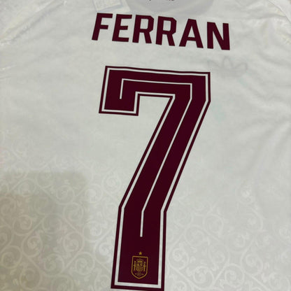 Spain World Cup 2026 Ferrán Torres #7 Away Football Jersey