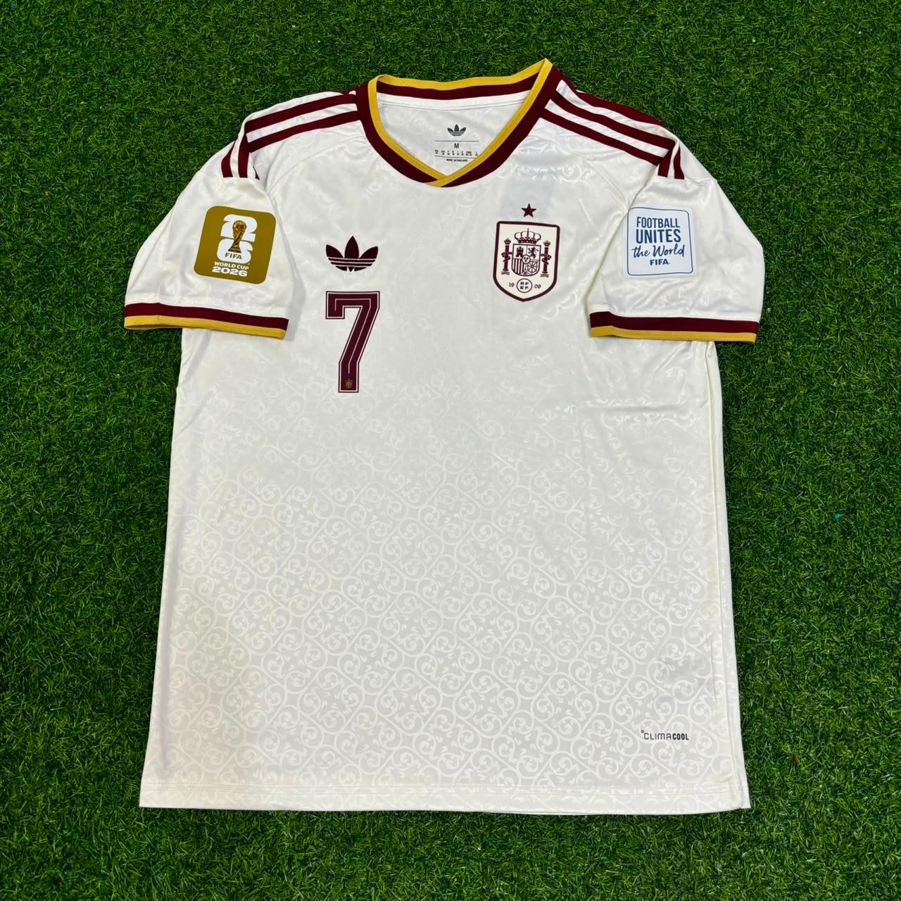 Spain World Cup 2026 Ferrán Torres #7 Away Football Jersey