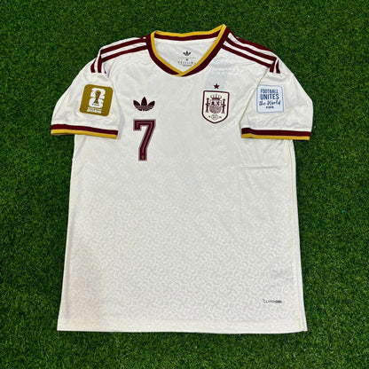 Spain World Cup 2026 Ferrán Torres #7 Away Football Jersey