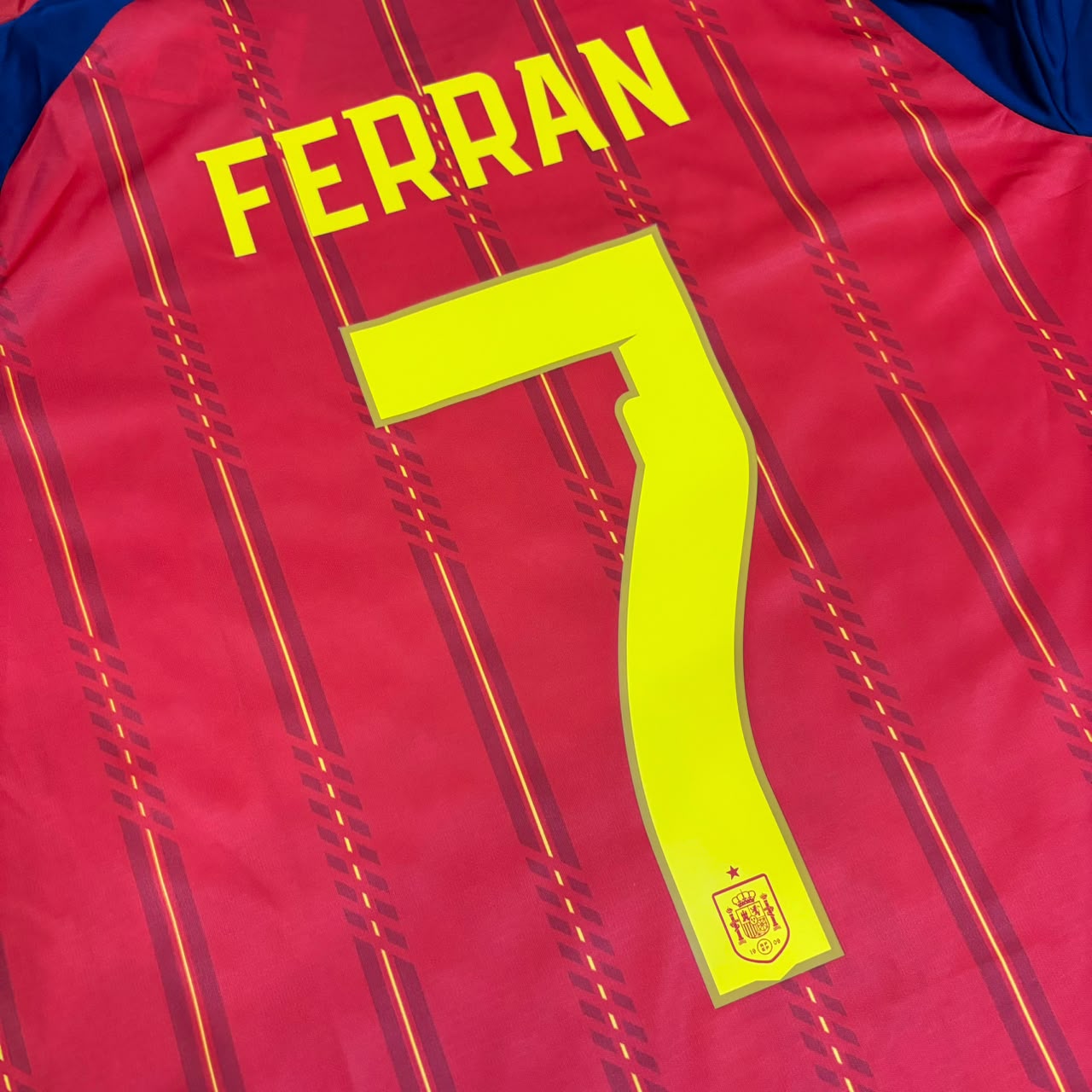 Spain World Cup 2026 Ferran Torres #7 Final Home Long Sleeve Football Jersey