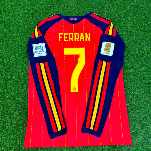 Spanien WM 2026 Ferran Torres #7 Heimtrikot Langarm