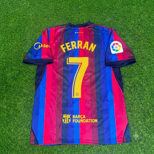 Ferran Torres #7 Barcelona 2027 Home Football Jersey