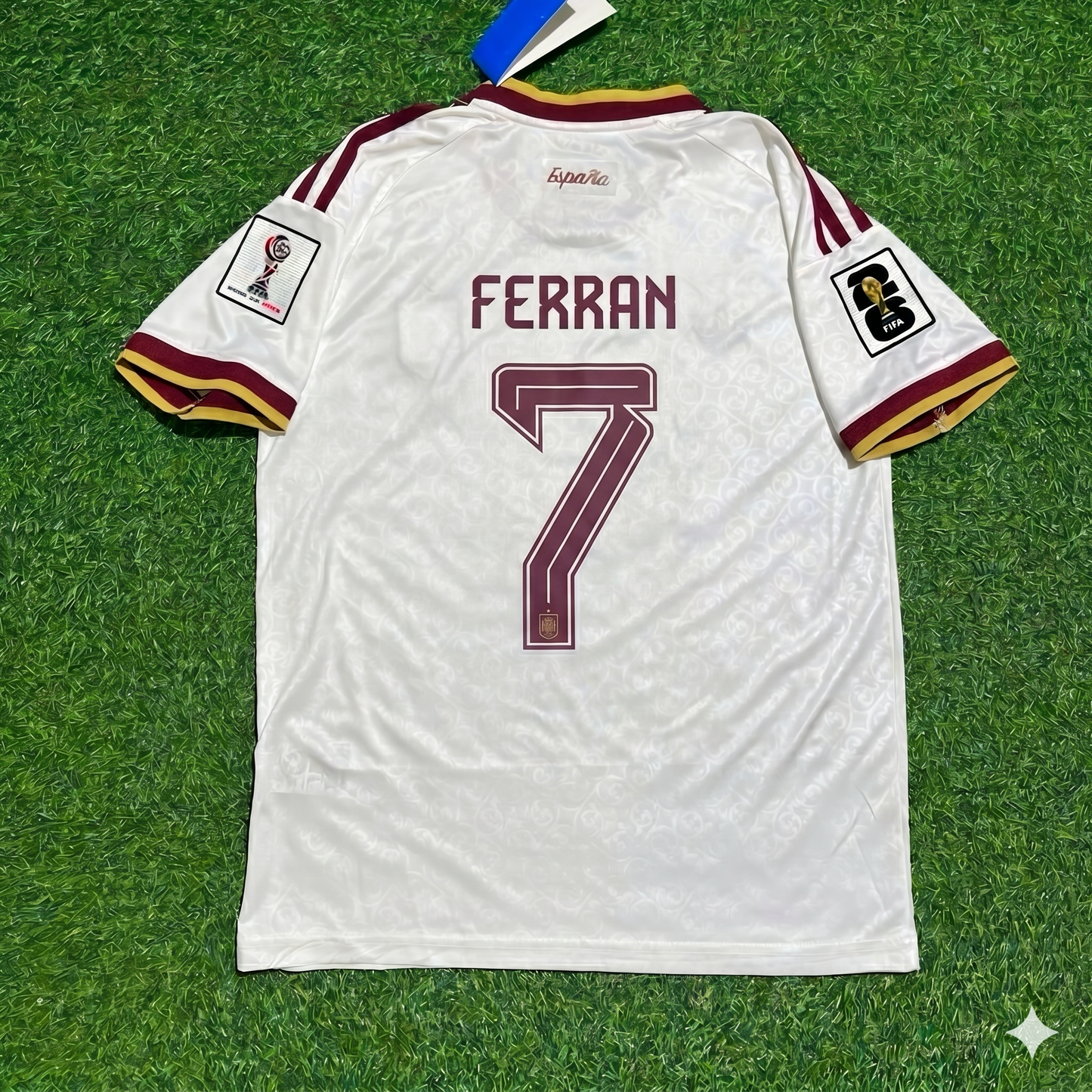 Spain World Cup 2026 Ferrán Torres #7 Away Football Jersey