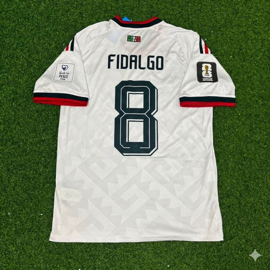 Mexico World Cup 2026 Alvaro Fidalgo Home White Football Jersey