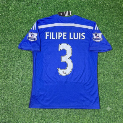 Filipe Luis Chelsea 2014/2015 Home Football Jersey Kit