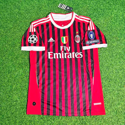 Filippo Inzaghi 9 - AC Milan Home 2011/12 Retro Football Jersey Kit