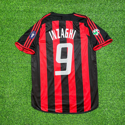 Filippo Inzaghi Milan 2003/2004 Home Retro Football Jersey Kit