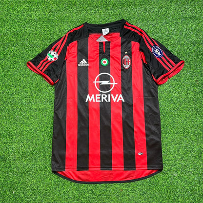 Filippo Inzaghi Milan 2003/2004 Home Retro Football Jersey Kit