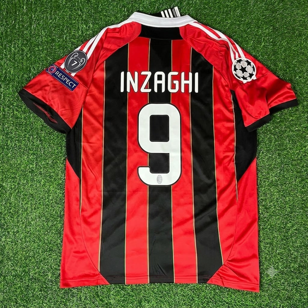 Filippo Inzaghi AC Milan Home Retro Football Jersey Kit