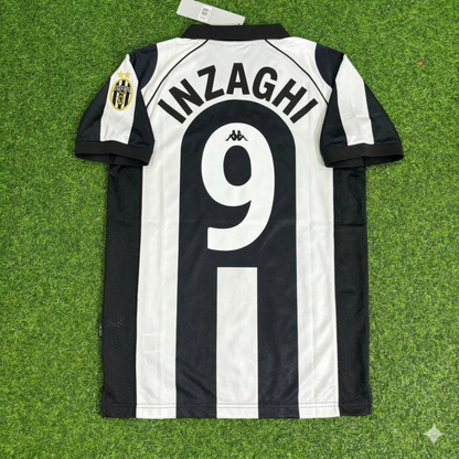 Filippo Inzaghi 9 - Juventus Home 1997/1998 Retro Football Jersey Kit