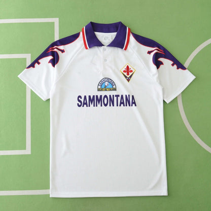 Fiorentina 1992/1993 Season Away Retro Football Jersey
