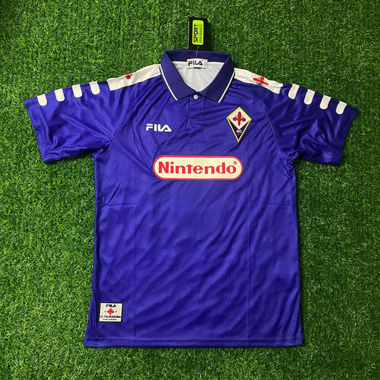 Fiorentina 1998 Retro Purple Football Jersey Kit
