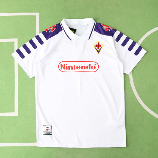 Fiorentina 1998 Season Retro Football Jersey