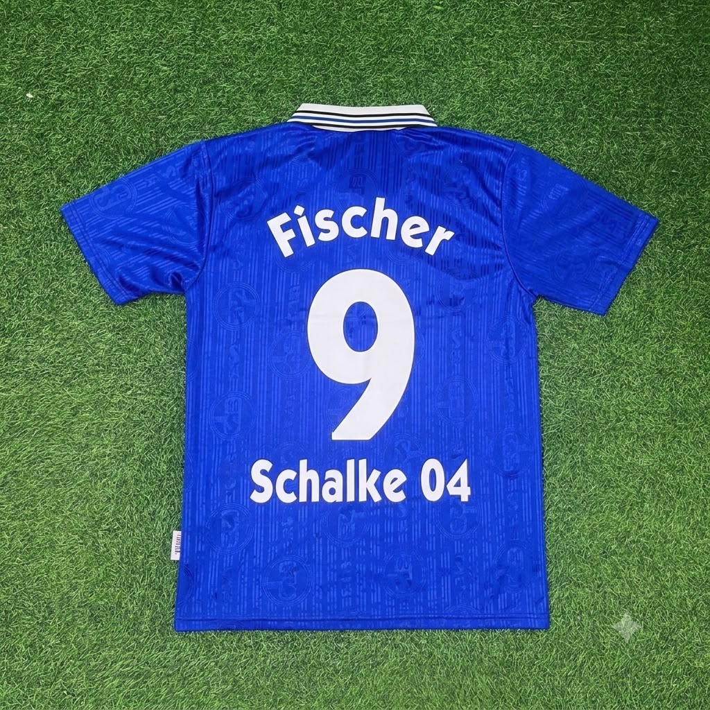 Klaus Fischer Schalke 04 Heim Retro Fußballtrikot Jersey