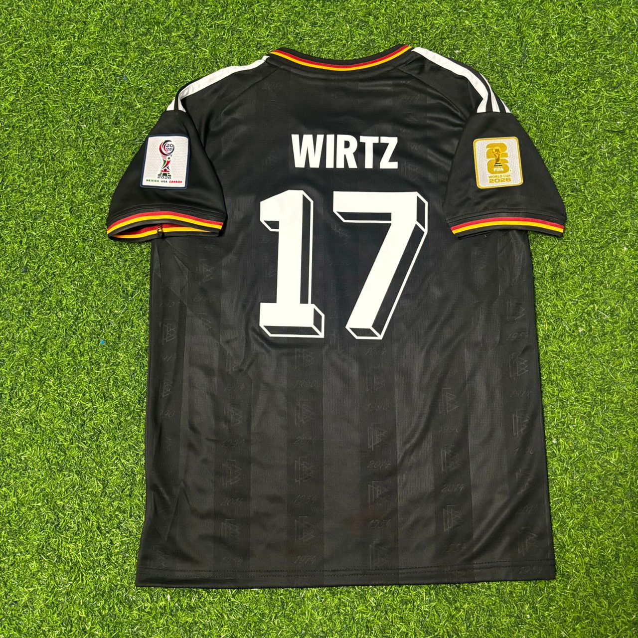 Germany World Cup 2026 Florian Wirtz #17 Kids Black Style Football Jersey