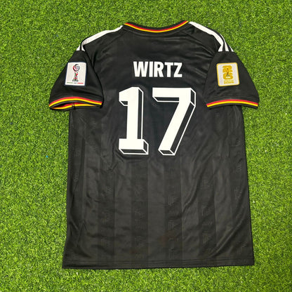 Germany World Cup 2026 Florian Wirtz #17 Kids Black Style Football Jersey