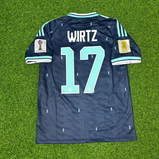 Germany World Cup 2026 Florian Wirtz #17 Golden Patch Football Jersey