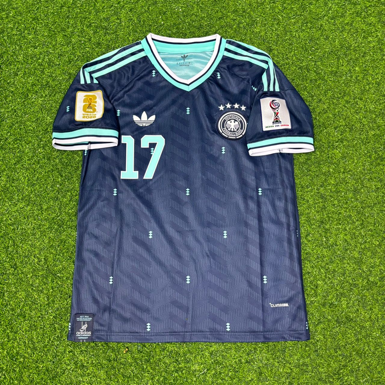 Germany World Cup 2026 Florian Wirtz #17 Golden Patch Football Jersey