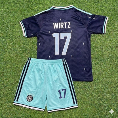 Germany 2026 Florian Wirtz #17 Kids Soccer Kit Football Jersey