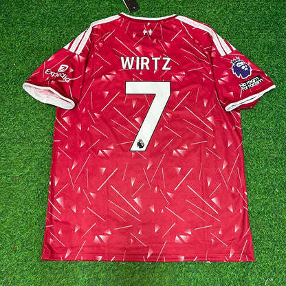 Florian Wirtz Liverpool 2027 Red Home Football Jersey Kit