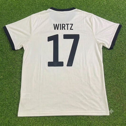 Florian Wirtz Germany 125 Year Special White Football Jersey Kit