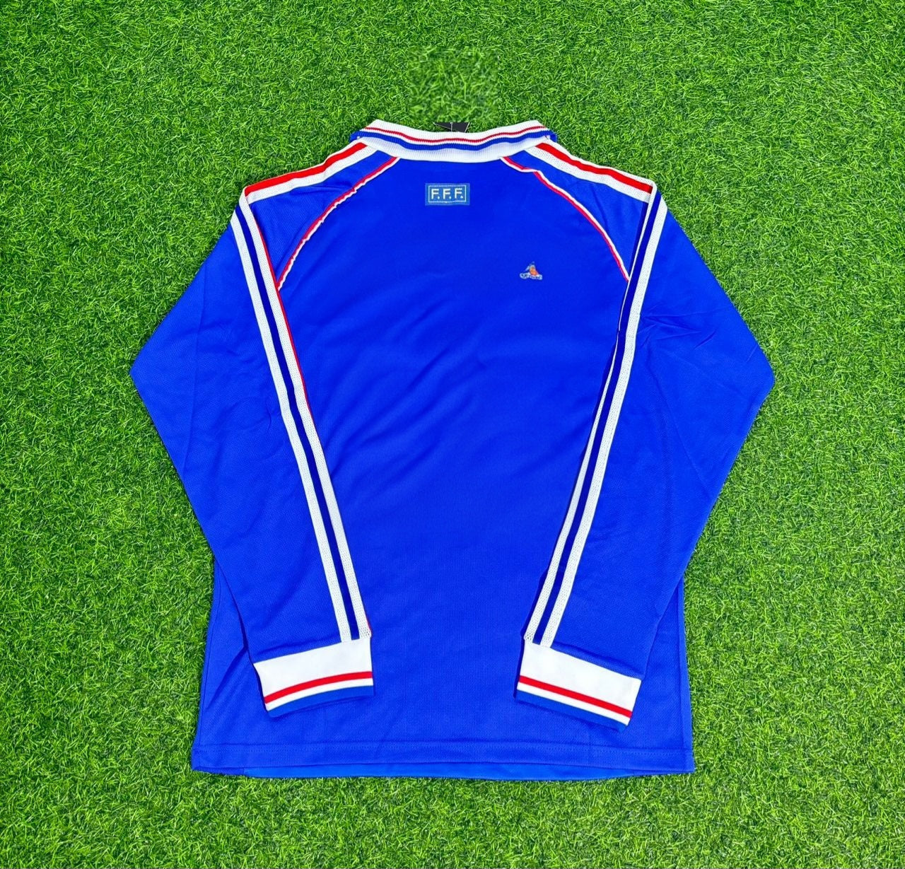 France World Cup 1998 Retro Long Sleeve Football Jersey