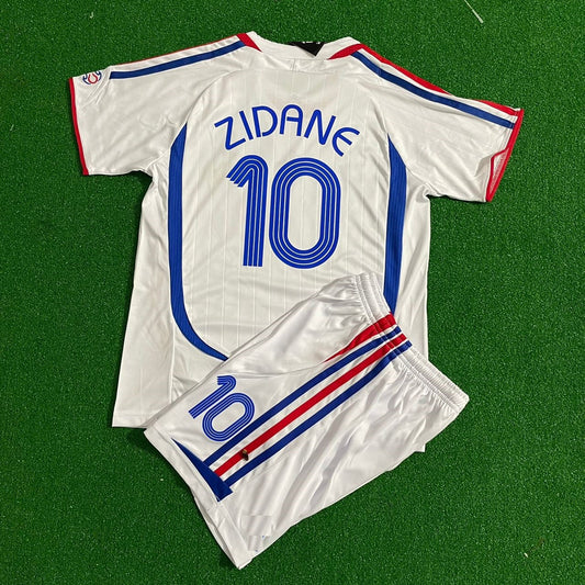 France Zinedine Zidane 2006 World Cup Retro Kit – | Trikot | Maillot Soccer Kit