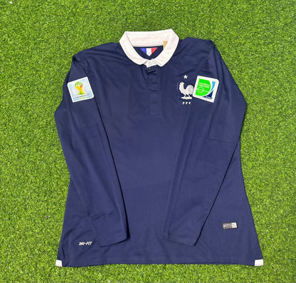 France World Cup 2014 Long Sleeve Football Jersey