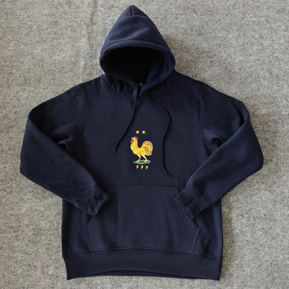 France - Hoodie Winter Fleece- Football Kapuzenpullover Paradise Edition