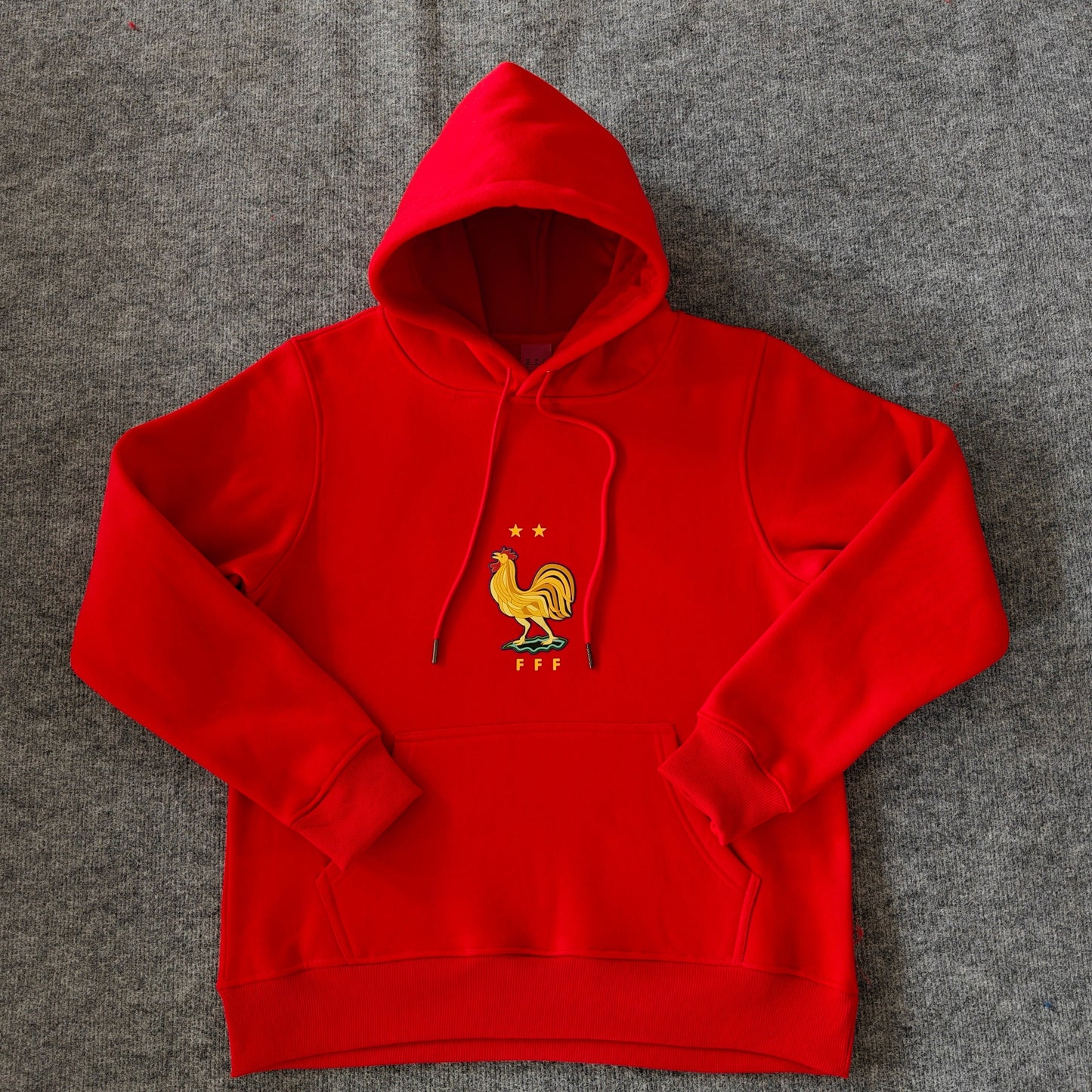France - Hoodie Winter Fleece- Football Kapuzenpullover Paradise Edition