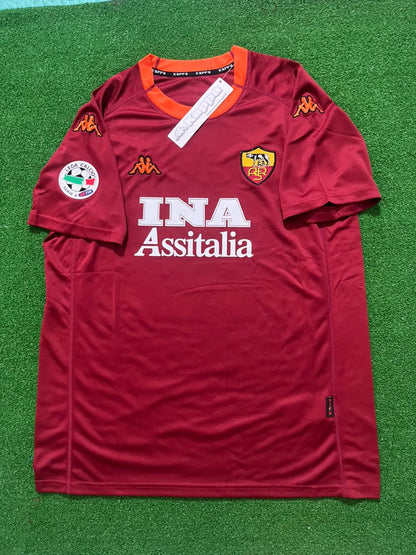 Francesco Totti 10 - AS Roma 2000 - 2001 Retro Football Jersey Kit