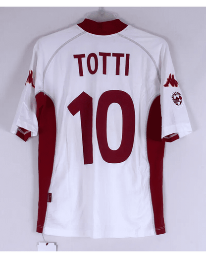 Francesco Totti 10 - Roma 2001/02 Retro Football Jersey Kit
