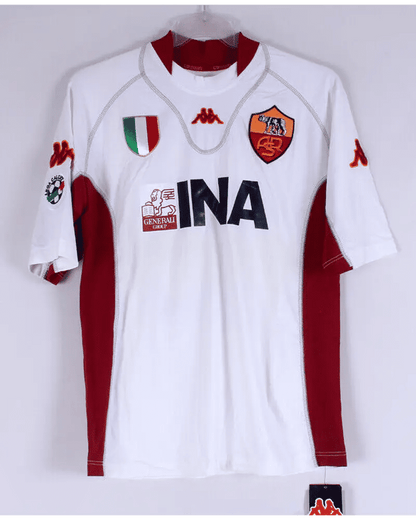 Francesco Totti 10 - Roma 2001/02 Retro Football Jersey Kit
