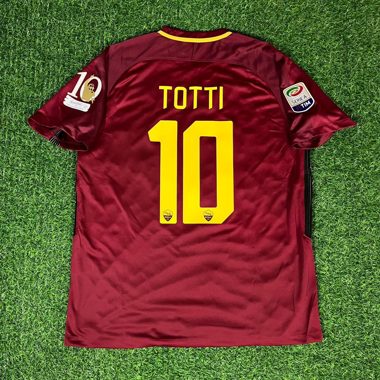 AS Roma Francesco Totti 2016 2017 Final Season Nova Camisa Special Edition Jersey