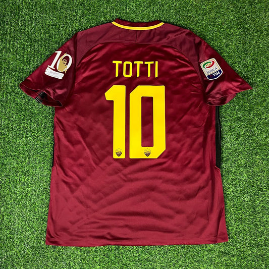 AS Roma Francesco Totti 2016 2017 Final Season Nova Camisa Special Edition Jersey