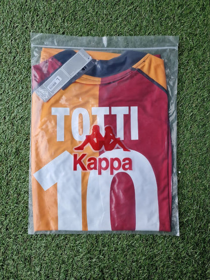 Francesco Totti Roma 2001 2003 Retro Football Jersey Kit