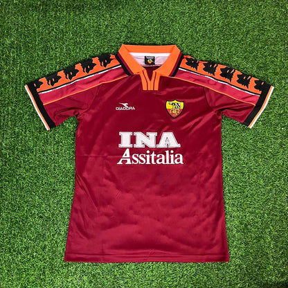 Francesco Totti 10 - AS Roma 1998 - 1999 Retro Football Jersey Kit