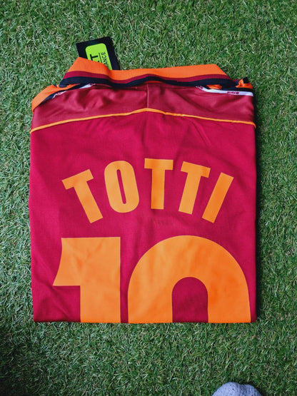 Francesco Totti 10 - AS Roma 1998 - 1999 Retro Football Jersey Kit