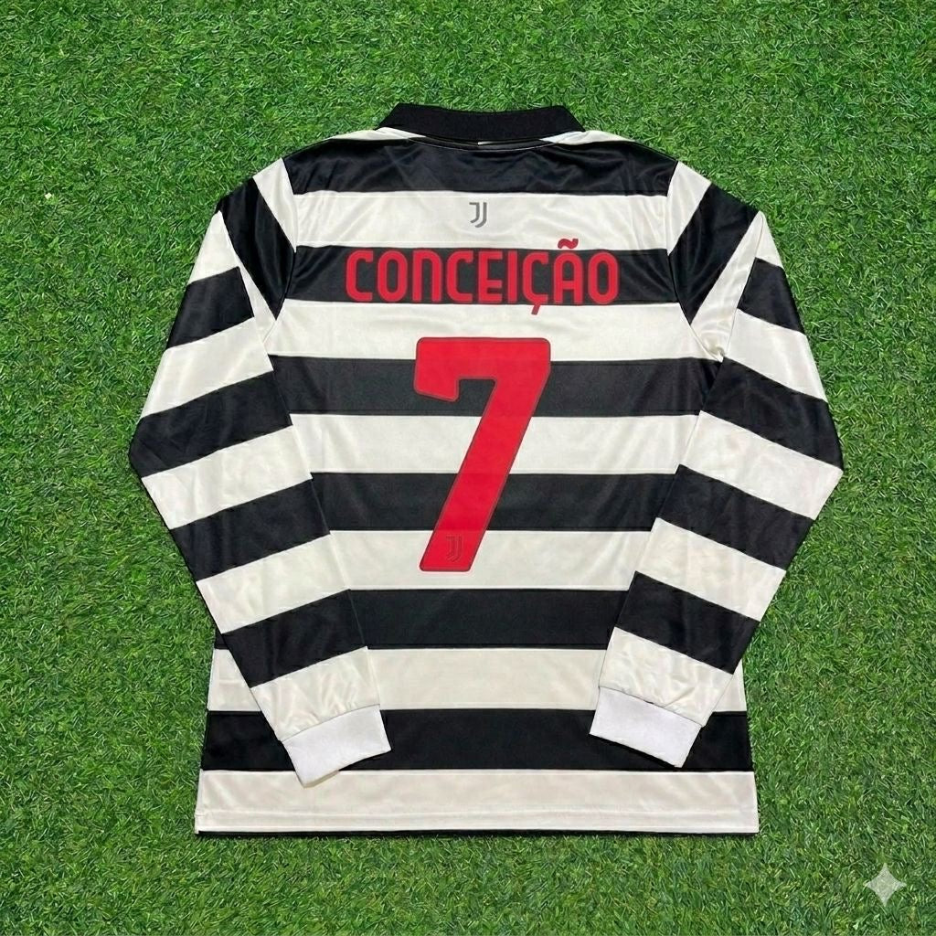 Francisco Conceição #7 Juventus Fourth Long Sleeve Football Jersey