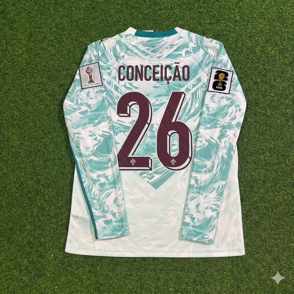 Francisco Conceição #26 Portugal 2026 World Cup Away Long Sleeve Football Jersey