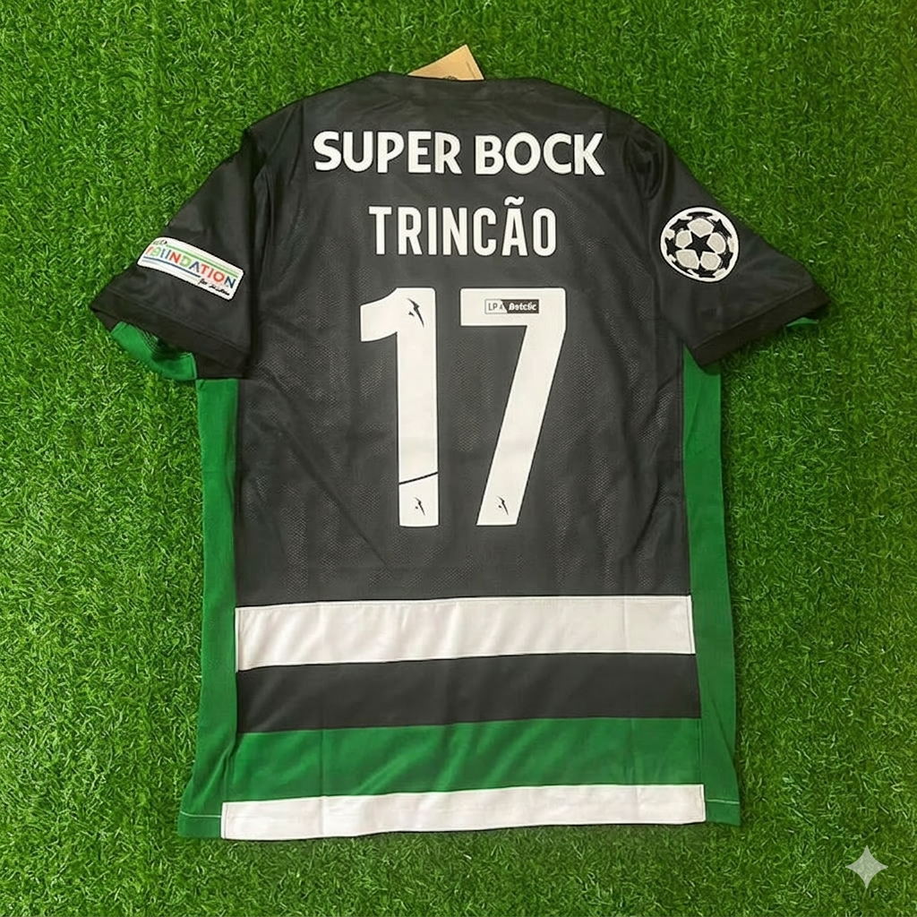 Francisco Trincão 17- Sporting Lisbon Home Green Football Jersey