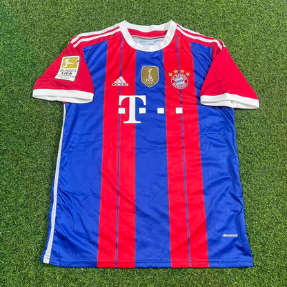 Franck Ribéry #7 Bayern Munich 2014 2015 Home Retro Patch Football Jersey