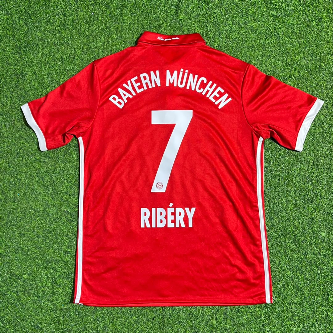 Bayern Munich 2016-2017 Franck Ribery Season Home Retro Football Jersey