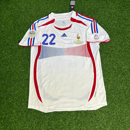 France World Cup 2006 Franck Ribery Final White Retro Kit