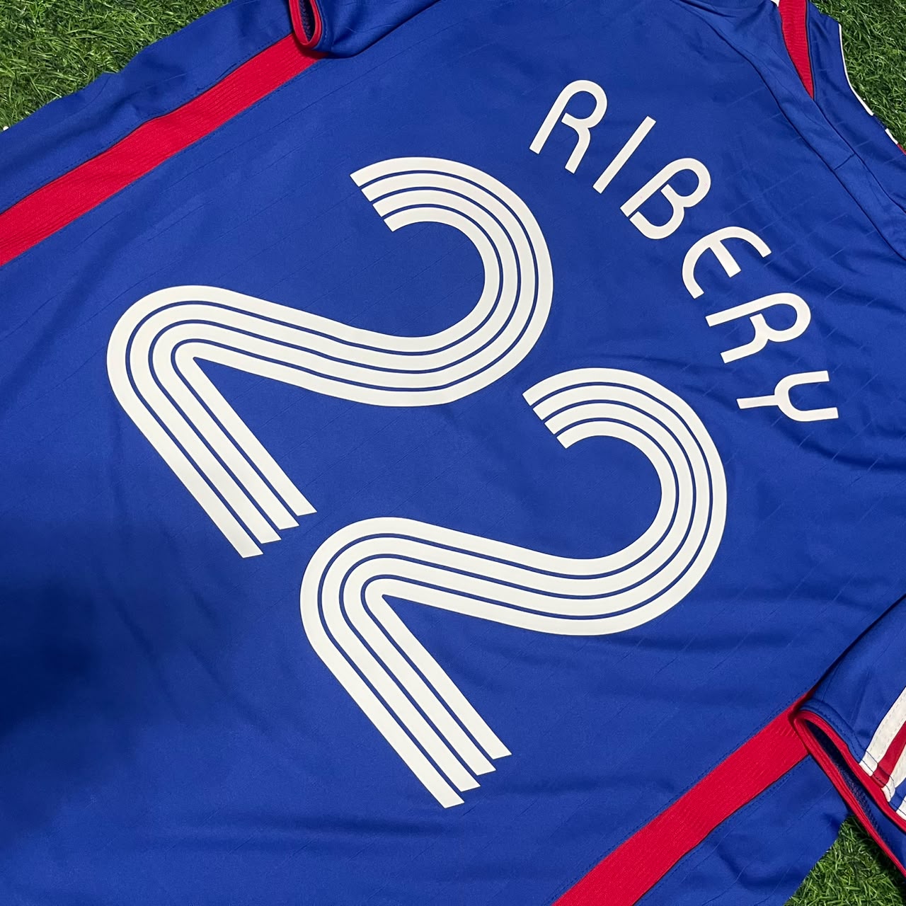 France World Cup 2006 Franck Ribery Blue Retro Kit