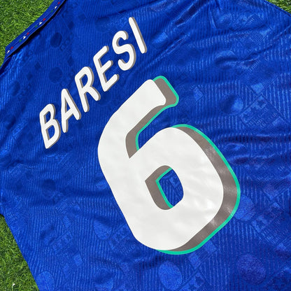 Italy World Cup 1994 Franco Baresi Retro Football Jersey