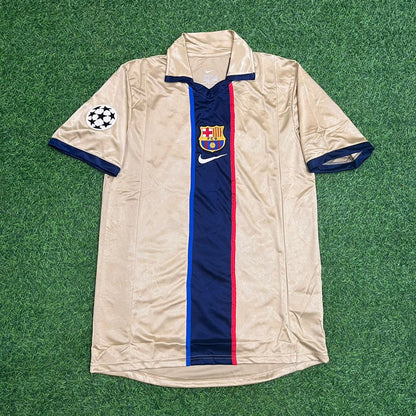 Frank de Boer 3 Barcelona 2001 2002 Season Retro Football Jersey