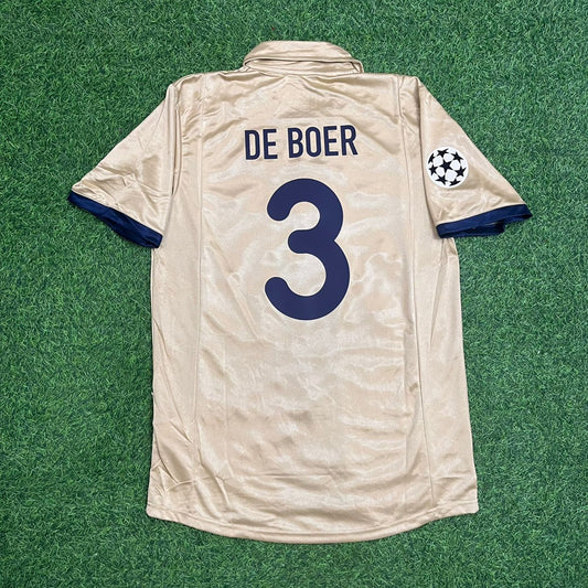 Frank de Boer 3 Barcelona 2001 2002 Season Retro Football Jersey